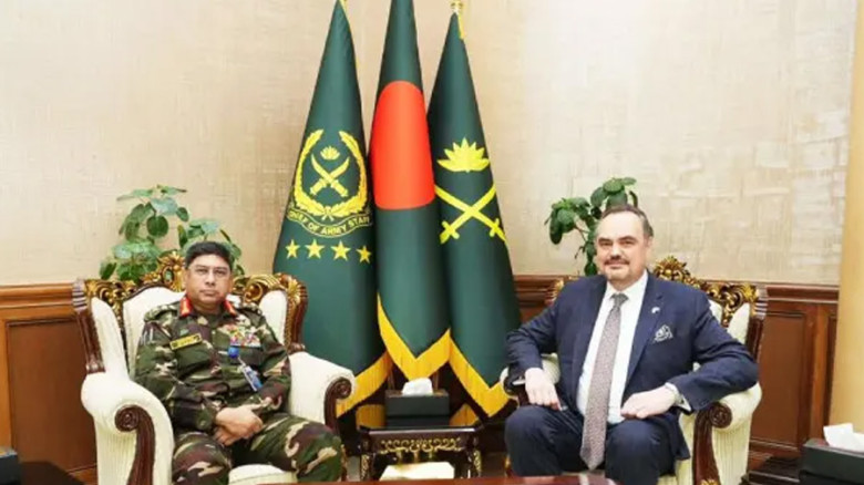 সেনাপ্রধানের সঙ্গে মার্কিন রাষ্ট্রদূতের সৌজন্য সাক্ষাৎ